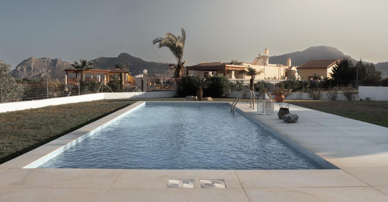 Villa Santa Maria With Private Pool And Sea View Afándu Kültér fotó