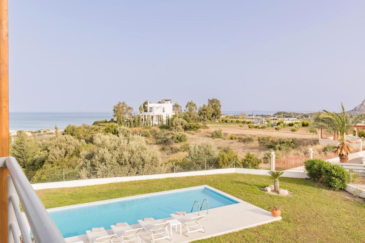 Villa Santa Maria With Private Pool And Sea View Afándu Kültér fotó