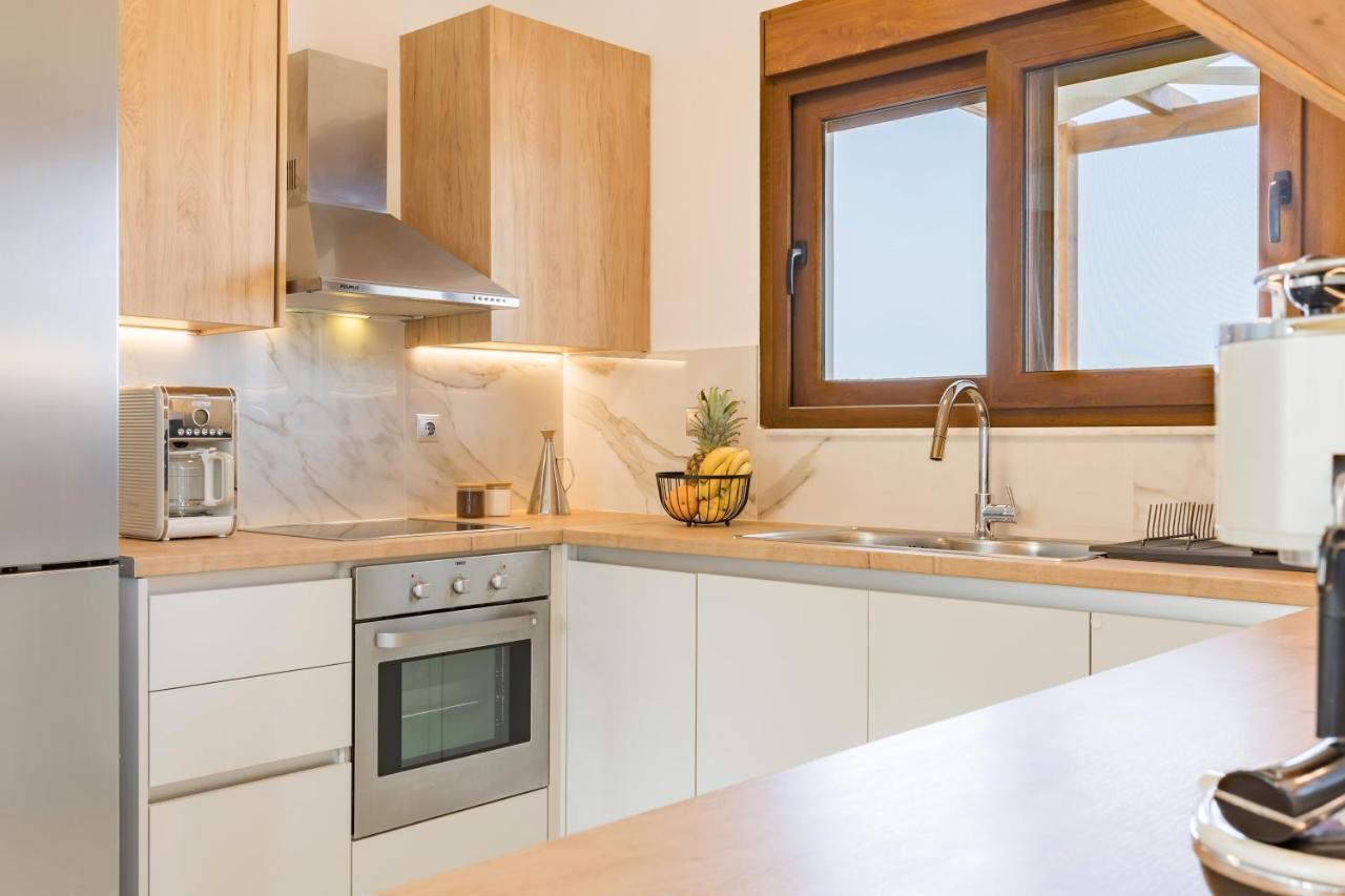 Villa Santa Maria With Private Pool And Sea View Afándu Kültér fotó