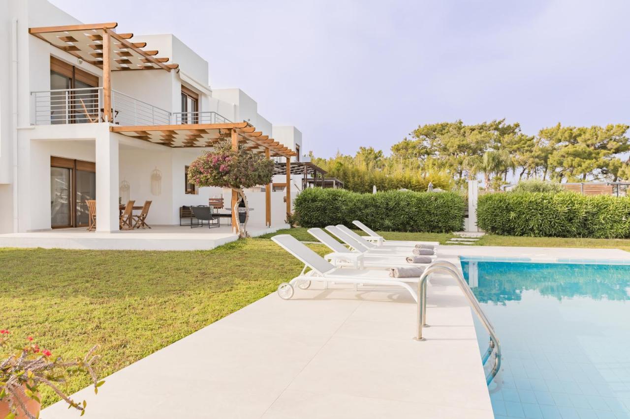Villa Santa Maria With Private Pool And Sea View Afándu Kültér fotó