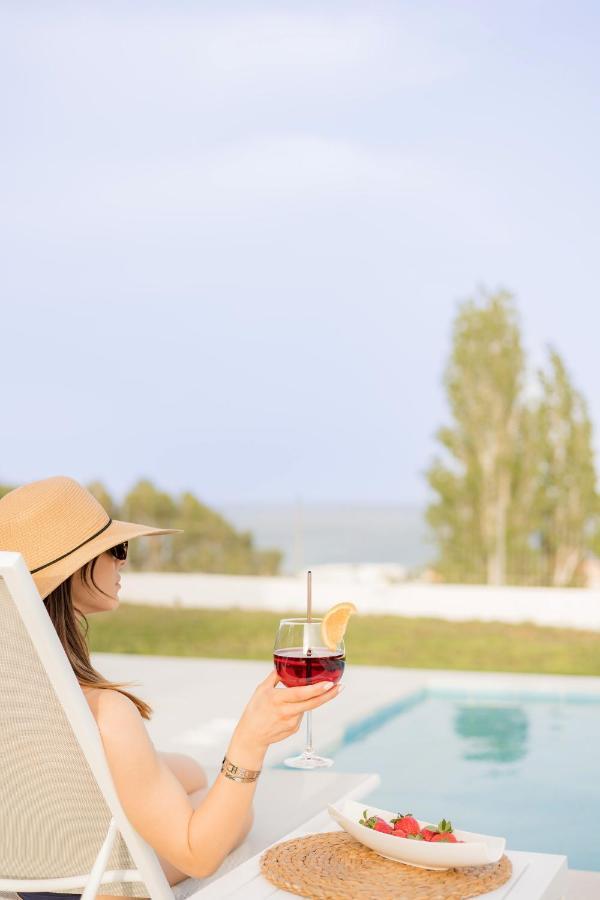 Villa Santa Maria With Private Pool And Sea View Afándu Kültér fotó